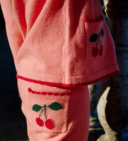 Konges Sløjd Byxor - Bomull/Ull - Alexa - Powder Rosa