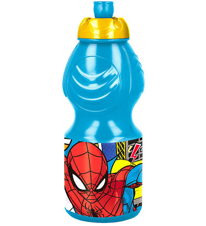 Gourde Spider-Man - 400 ml - Bleu/Jaune