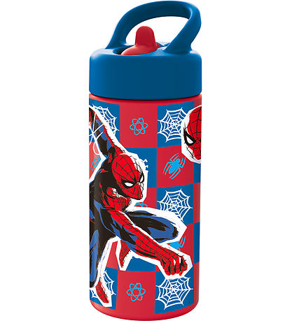 Spider-Man Vattenflaska - 410 ml - Röd/Blå