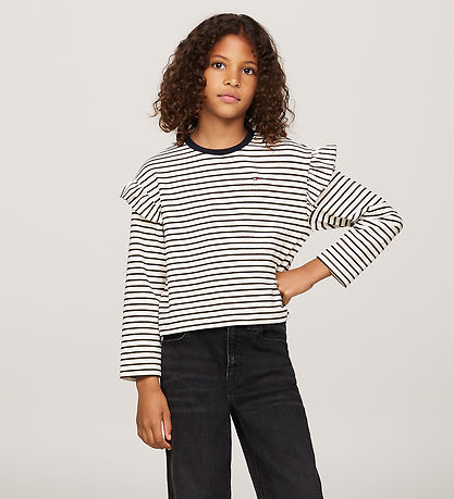 Tommy Hilfiger Bluse - Stripe - Desert Sky Stripe