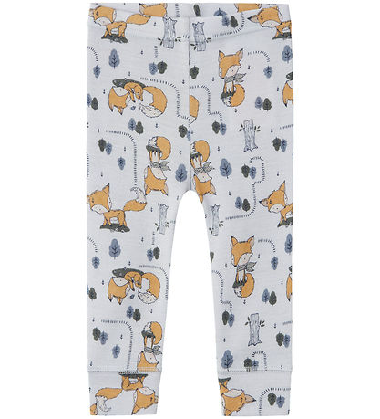 Name It Leggings - ull - NbmWillit - Grátt Dawn/AOP