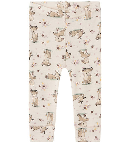 Name It Leggings - ull - NbfWillit - Lilac Ash M. Dádýr