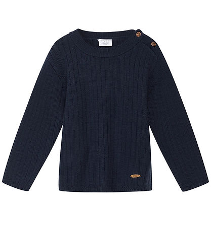 Hust and Claire Blouse - Knitted - Wool - Arrow - More Navy