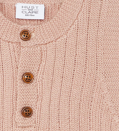 Hust and Claire Väst - Stickad - Ull - Edi - Rose Cloud