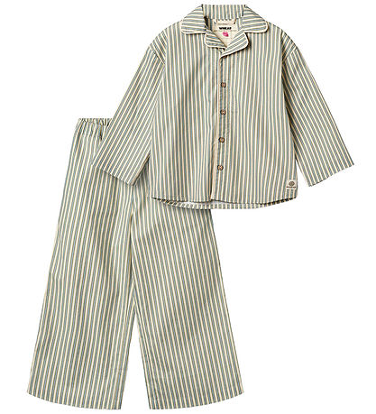 Wheat Pyjama Set - 2 Parts - Bebbo - Soft Stripe