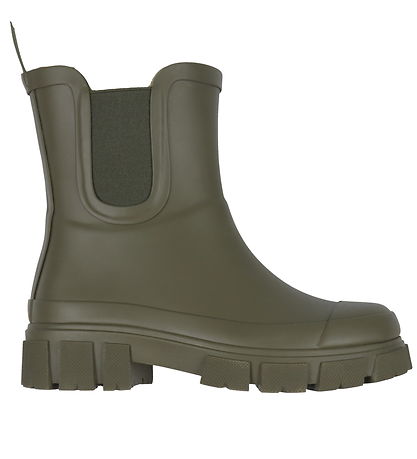 Olive green rain boots sales