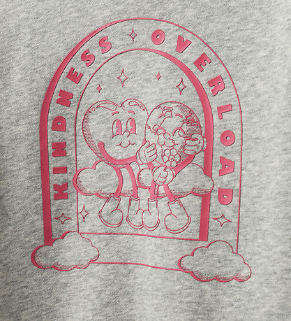 Sofie Schnoor Sweatshirt - Grey Melange w. Print