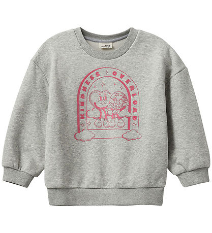 Sofie Schnoor Sweatshirt - Grey Melange w. Print