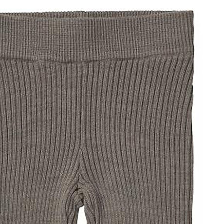 FUB Leggings - Wool - Rib - Hazel Melange