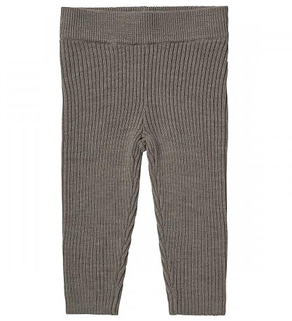 FUB Leggings - Wool - Rib - Hazel Melange