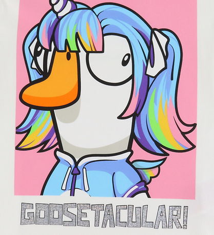 Name It T-shirt - NkfAsanne - GooseDuck - Jet Stream