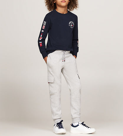 Tommy Hilfiger Sweatpants - Monotype - Light Grey Heather