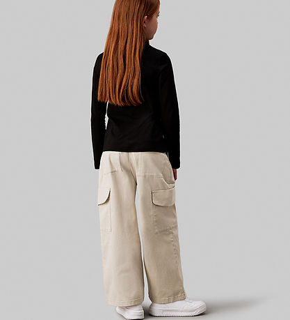 Calvin Klein Byxor - Clean Utility Cargo - Pelican