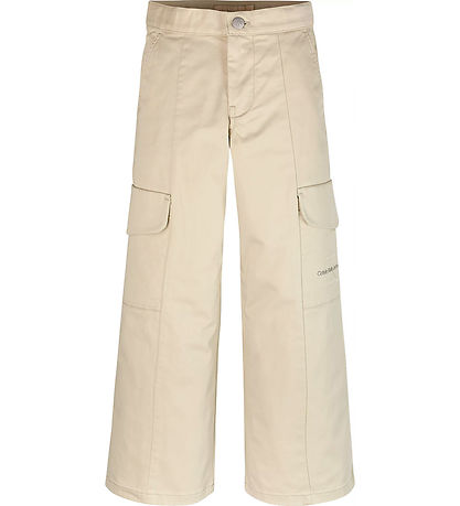 Calvin Klein Byxor - Clean Utility Cargo - Pelican