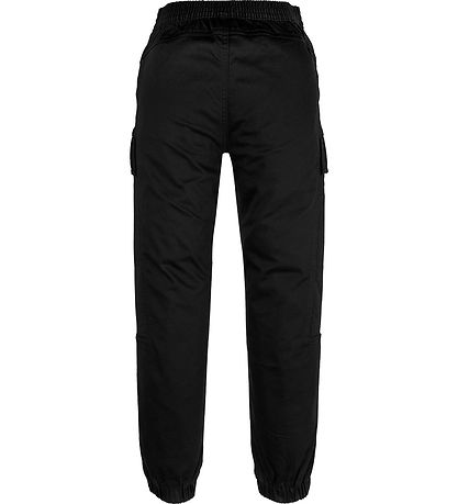 Calvin Klein Byxor - Essential Vävd last - Svart