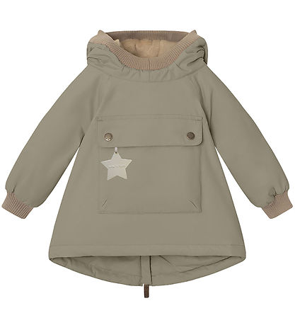 Mini A Ture Úlpa - Babywen Flís - Vert