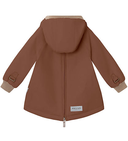 Mini A Ture Úlpa - Babywen Flís - Rootbeer Brown