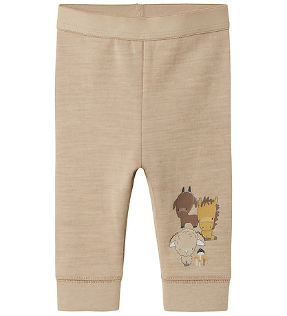 Name It Leggings - Wolle/Baumwolle - NbnWup - Reiner Kaschmir
