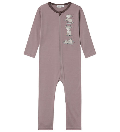 Name It Jumpsuit - Wool - NbfWillit - Purple Dove