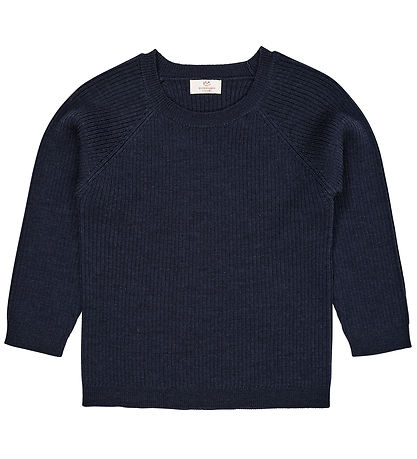 Copenhagen Colors Blouse - Knitted - Wool - Navy