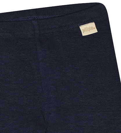 Petit Piao Leggings - Rib - Modal - Indigo Plum