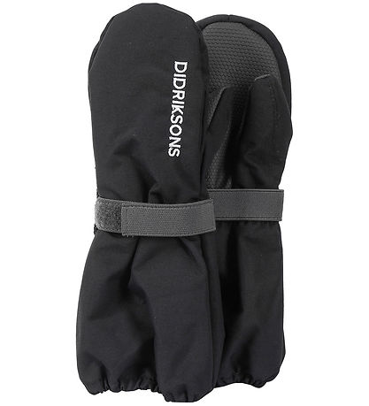 Didriksons Fäustlinge m. Fleece - Biggles - Schwarz
