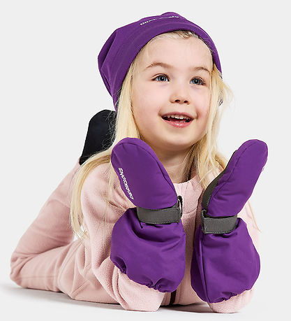Didriksons Fäustlinge m. Fleece - Biggles - Royal Purple