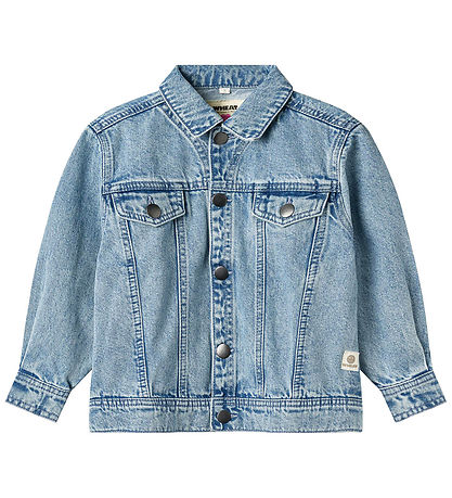Wheat Denim Jacket - Vive - Blue