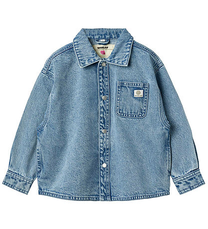 Wheat Skyrta - Gallaefni - Pappo - Blue