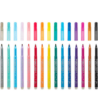Ooly Colour Markers - 15-Pack - Rainbow Sparkle Glitter