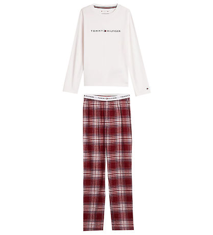 Tommy Hilfiger Schlafanzug - 2-teilig - PJ Print - Uralt White/T