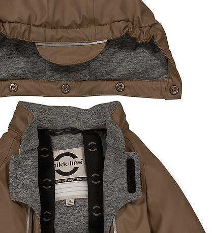 Mikk-Line Snowsuit - PU - Recycled - Chocolate Chip