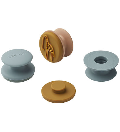 Liewood Piston set - Silicone - 12-Pack - Earl - Golden Caramel 