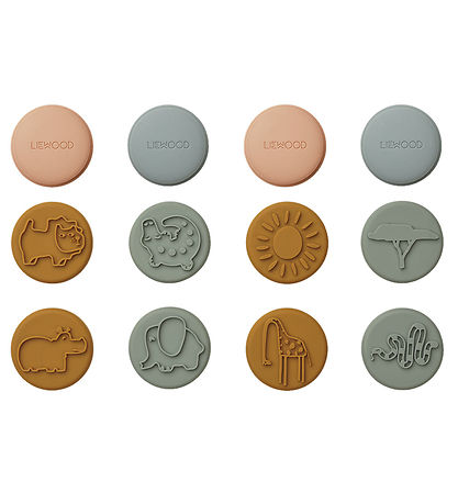 Liewood Piston set - Silicone - 12-Pack - Earl - Golden Caramel 