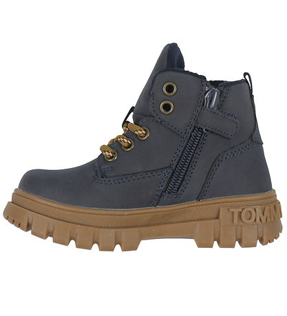 Tommy Hilfiger Stígvél - Lace-Up - Blár