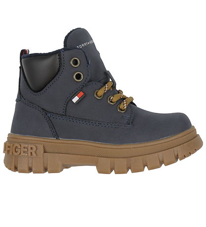 Tommy Hilfiger Stígvél - Lace-Up - Blár
