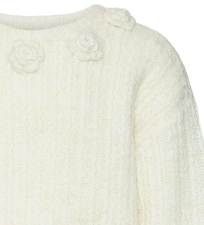 Vero Moda Girl Blússa - Prjónað - VmAletta - Birch/W. Melange