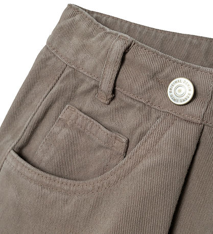LMTD Byxor - Twill - NlfNicolizza - Chocolate Chip