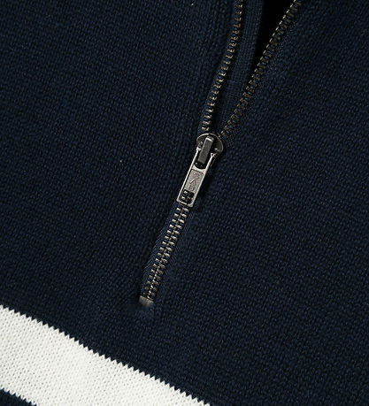 LMTD Blússa - Prjónað - NlmNurjo - Dark Sapphire M. Rendur