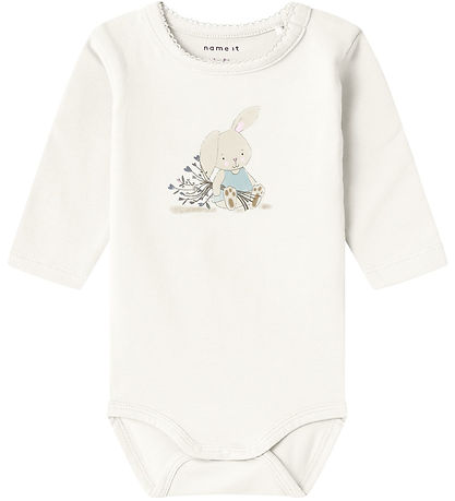 Name It Bodysuit L/æ - NbfNejse - Jet Stream w. Rabbit