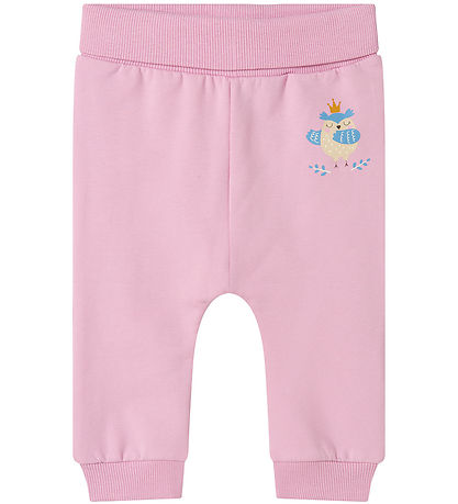 Name It Sweatpants - NbfVrille - Pastel Lavender/Bird