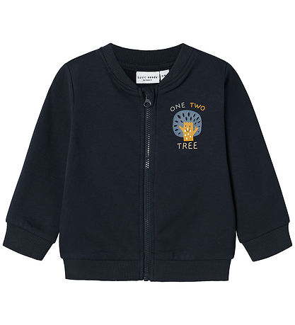 Name It Zip Sweatshirt - NbmVonne - Dark Sapphire/Tree