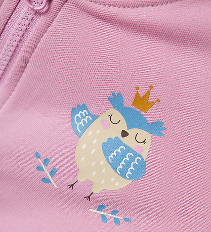 Name It Joggingpeysa -rennd - NbfVrille - Pastel Lavender/Bird