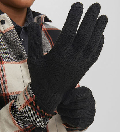 Jack & Jones Hanskar - Prjónað - Noos - JacBarry - Svart