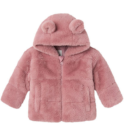 Name It Jacke - Kunstpelz - NbfMila - Flieder