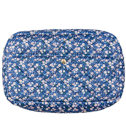 Fan Palm Toiletry Bag - Large - Blue Blossom
