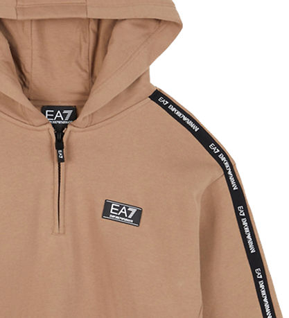 Ea7 tape full zip hoodie deals
