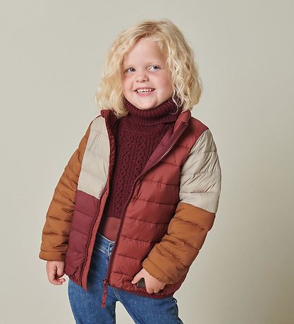 MarMar Nekwarmer - Gebreid - Arna - Deep Ruby m. Pointelle