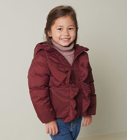 MarMar Down Jacket - Orderlina - Deep Ruby