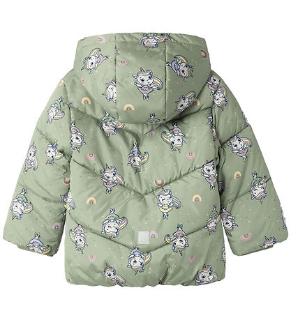 Name It Puffer Jacket - NmfMay - Seagrass